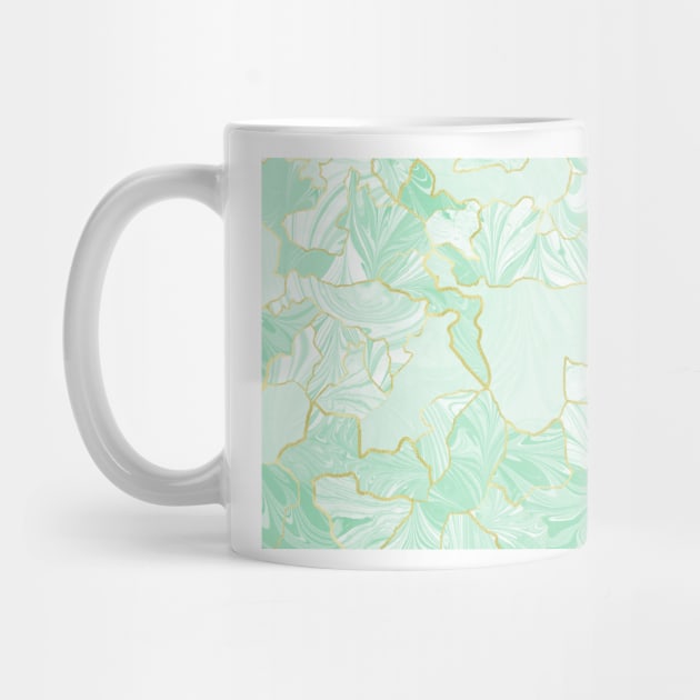 Marbled Kintsugi Sage by MarbleCloud